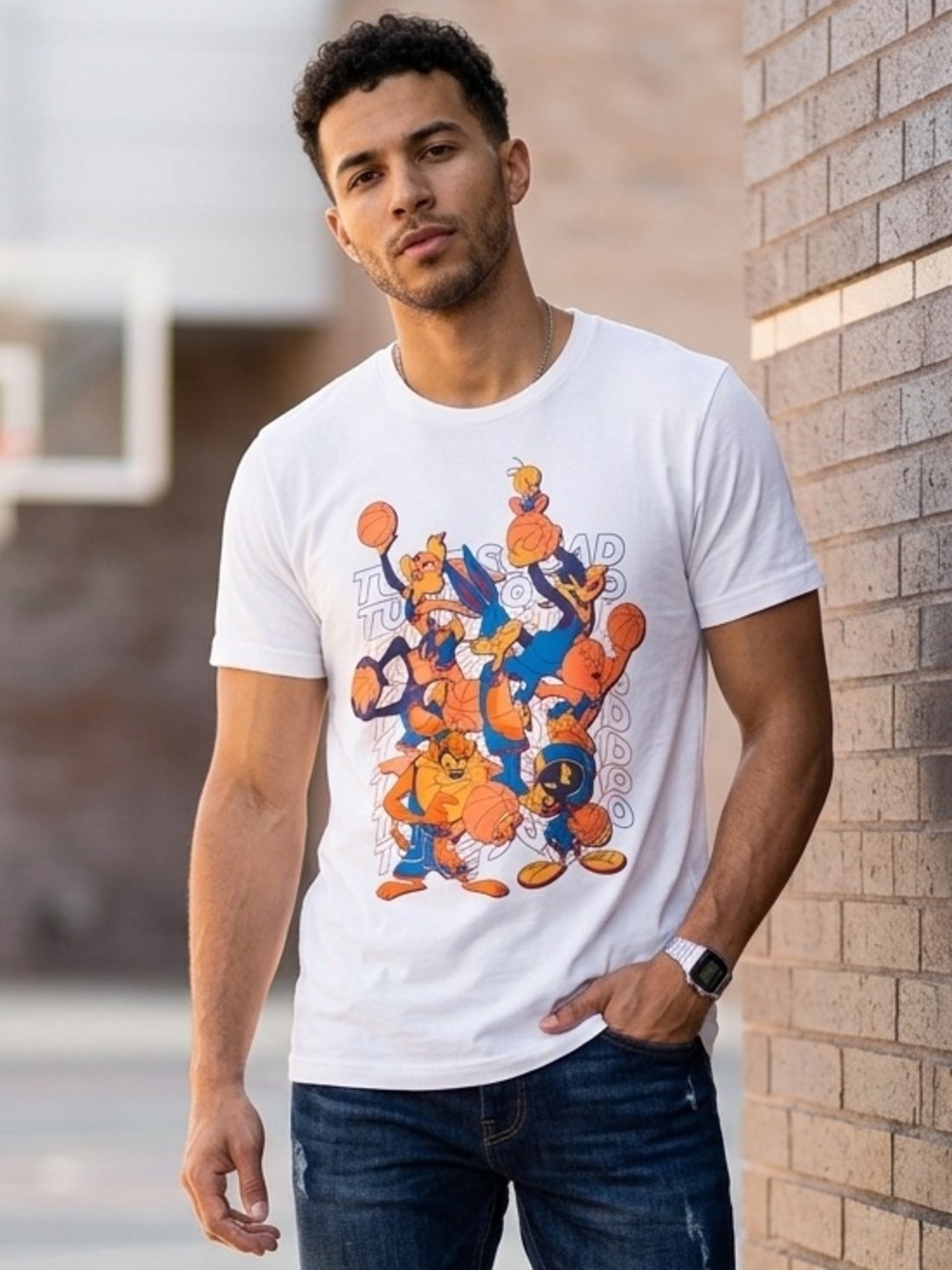 NWT Space Jam Tune Squad "Buttery Soft" Tee // 90s Streetwear Vibe Lootwear L